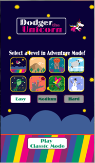 Adventure mode level select screen with eight cozy worlds